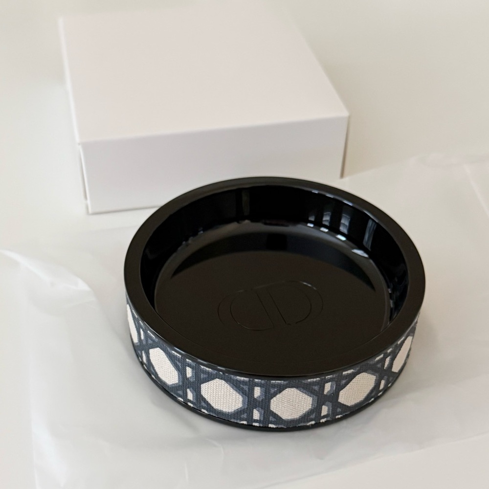 NWT Dior Couture Candle Base, Cannage Blue